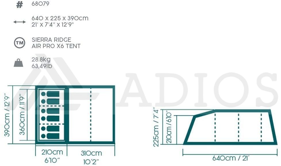 1004004085239 – Ref 68079 – Tente sierra ridge air pro X6 (20)